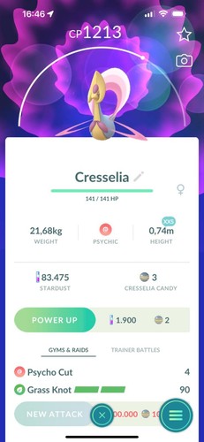 Cresselia lv15 - cresselia,
