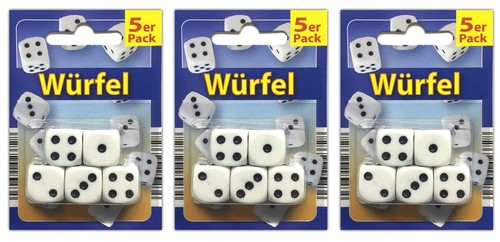 15x dadi gioco cubo - dadi,