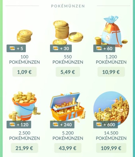 Monete pokémon economiche - pokémon, go
